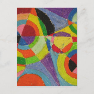 Colour Explosion van Robert Delaunay Briefkaart