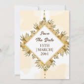 Colour Flower Simple Party-uitnodiging voor Kaart  (Achterkant)