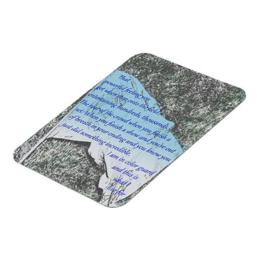 Colour Guard Flag Inspiration Magnet Magneet (Linkerzijde)