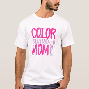 Colour Guard Mam Marching Band School Moeder T-shirt