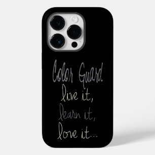 Colour Guard Quote Live, leer het, hou ervan Case-Mate iPhone 14 Pro Hoesje