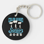 Colour Guard Senior Class van het Afstuderen van 2 Sleutelhanger (Achterkant)