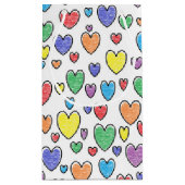 Colour Hearts Gift Bag Klein Cadeauzakje (Achterkant)