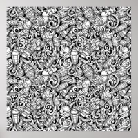 Colour It Poster Ice Creative Art