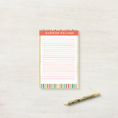 Colour Lines notities Post-it® Notes (Op bureau)