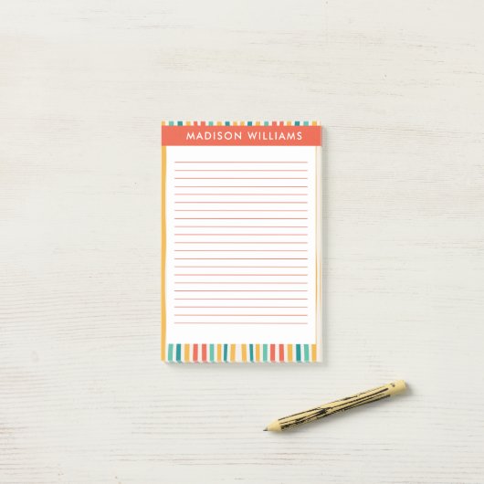 Colour Lines notities Post-it® Notes (Op bureau)