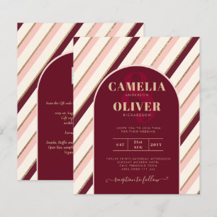 Colour Palette Burgundy Pink Gold Wedding