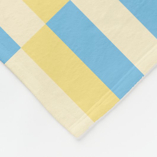 Colour Patchwork Patroon 131214b Fleece Deken (Hoek)