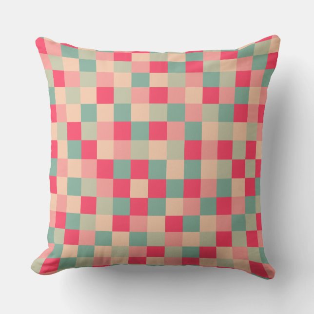 Colour Patchwork Patroon 151214 Kussen (Voorkant)