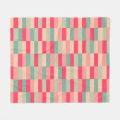 Colour Patchwork Patroon 151214b Fleece Deken (Voorkant (Horizontaal))