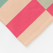 Colour Patchwork Patroon 151214b Fleece Deken (Hoek)