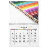 Colour Pencils Calendar Kalender (Jan 2026)