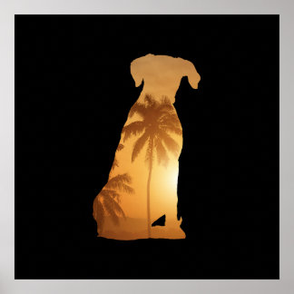 Colour Pop Boxer Art Poster