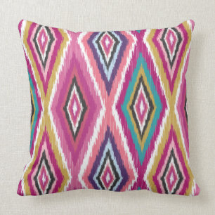 Colour Pop Ikat Diamonds Kussen