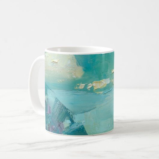 Colour Rush Abstract Oil Paint II Mug (Devant gauche)
