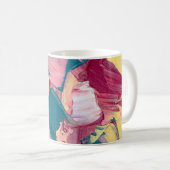 Colour Rush Abstract Oil Paint IV Mug Koffiemok (Voorkant rechts)