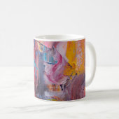 Colour Rush Abstract Oil Paint Mug (Devant droit)