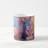 Colour Rush Abstract Oil Paint Mug (Centre)