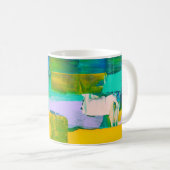 Colour Rush Abstract Oil Paint VI Mug (Devant droit)