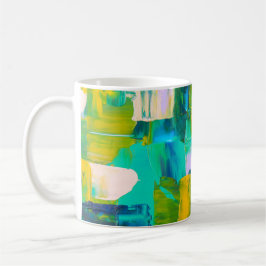Colour Rush Abstract Oil Paint VI Mug Koffiemok