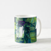 Colour Rush Abstract Oil Paint VII Mug (Devant droit)