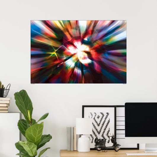 Colour Study 01 Poster (Thuiskantoor)