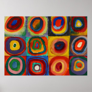 Colour Study, 1913, gemaakt door Wassily Kandinsky Poster