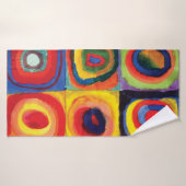 Colour Study van Wassily Kandinsky Badhanddoek (Badhanddoek)