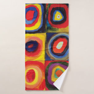 Colour Study van Wassily Kandinsky Badhanddoek