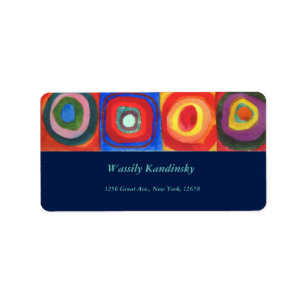 Colour Study van Wassily Kandinsky Etiket