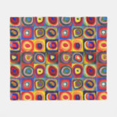 Colour Study van Wassily Kandinsky Fleece Deken (Voorkant (Horizontaal))