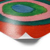Colour Study van Wassily Kandinsky Foto Afdruk (Hoek)