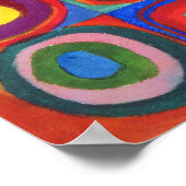 Colour Study van Wassily Kandinsky Poster (Hoek)
