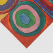 Colour Study van Wassily Kandinsky Tissuepapier (Detail)