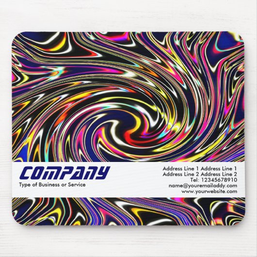 Colour Swirl, Business Muismat (Voorkant)