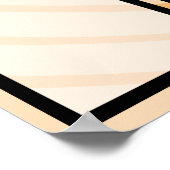 Colour wave medewerker van de maand foto display poster (Hoek)