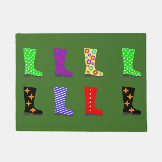 Colour Wellies Deurmat (Voorkant)