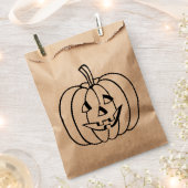 Colour-Your-Ewn Jack-O-Lantern Halloween Pumpkin Bedankzakje (Geknipt)