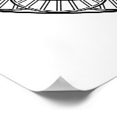 Colour Yourself Mandala Poster Abstracte vormen Ku (Hoek)