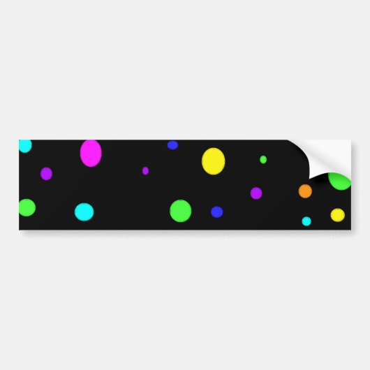 Coloured Orbs-bumper sticker (Devant)