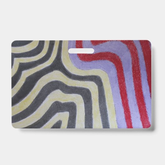 Coloured Waves Badge (Front)