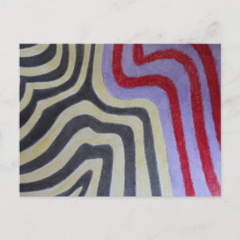 Coloured Waves-Briefkaart Briefkaart