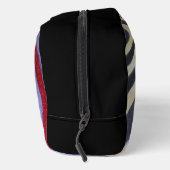 Coloured Waves Print Cut Sew Bag Toilettasje (Rechts)