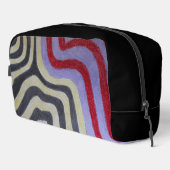 Coloured Waves Print Cut Sew Bag Toilettasje (Rechterhoek)