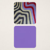 Coloured Waves Profile Card (Devant & derrière)