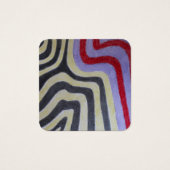 Coloured Waves Profile Card (Devant)