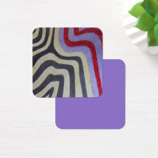 Coloured Waves Profile Card (Bureau)