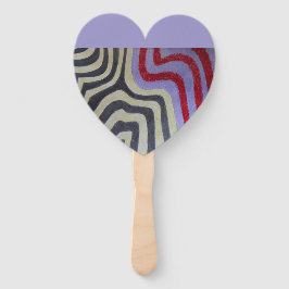 Coloured Waves Set of Fans Handwaaier