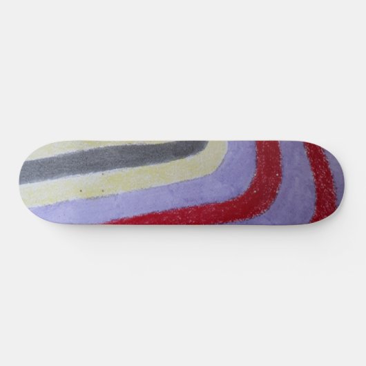 Coloured Waves Skateboard (Horz)