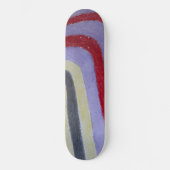 Coloured Waves Skateboard (Voorkant)